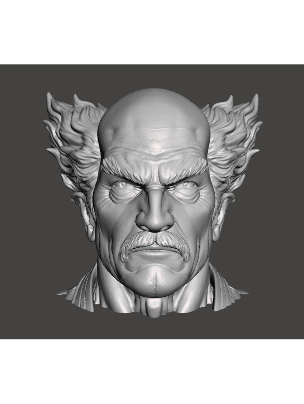 Heihachi Mishima Headphone Holder - Tekken Headset Stand - Gift for Gamer Dad
